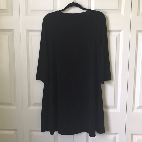 CHICO’S EXTRA-LONG BLACK TUNIC - Picture 3 of 3